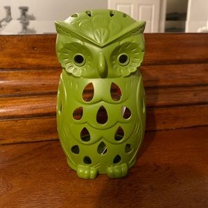Green owl tea light☺️